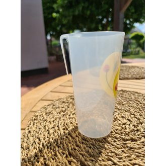 Kelímek SMAJLÍK vratný s klipem,­ cejch 0,­3  0,­4 a 0,­5lt.